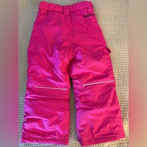 Columbia Kids' Bright Pink Snow Pants